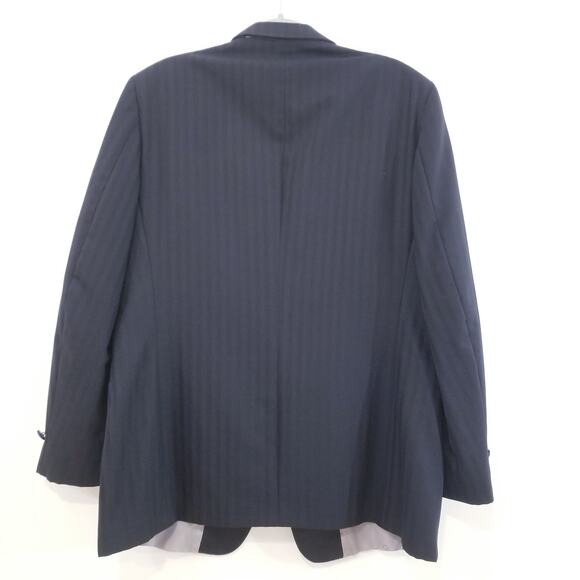 Christian Dior Blazer size 41R Striped Peak Lapel Tuxedo Blazer - Picture 11 of 14